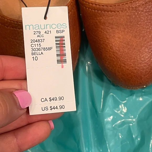 NWT Maurice’s Bella Studded Wedge - Picture 3 of 3